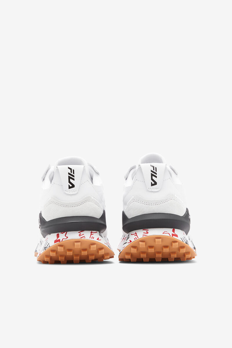 Fila Renno N-generation Scribbles Graffiti Shoes | Fila Sneakers Herr Vita Svarta Olika Färger | LDCdGELKj6G