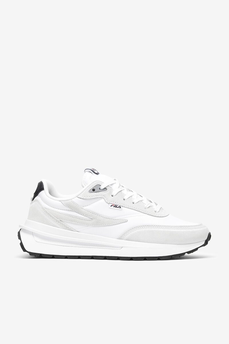 Fila Renno Premium Sneakers Dam Vita Svarta Röda | zmRmLhFQMTO