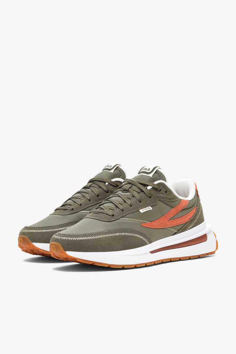 Fila Renno - Sneakers & Lifestyle | Fila Sneakers Herr Olivgröna Röda Vita | KDwd3gezmtI
