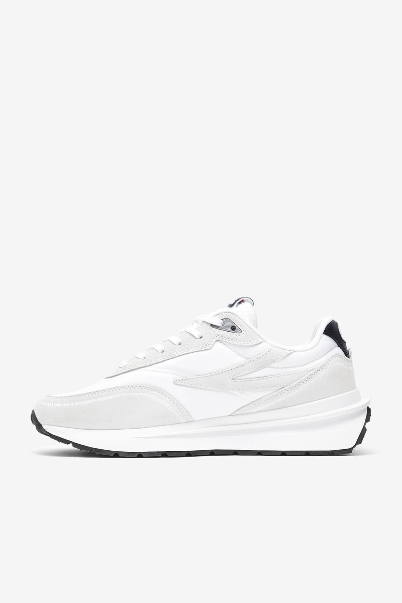 Fila Renno Tjock White Tennis Shoes | Fila Sneakers Herr Vita Svarta Röda | ba3ZH67pHD6