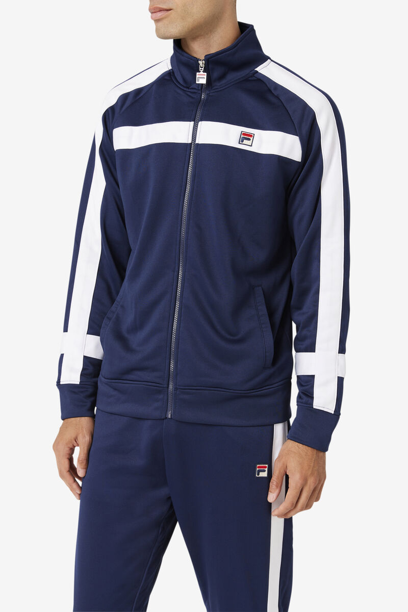 Fila Renzo Jacket Jacka Herr Marinblå Vita | 15Tt5BVvcpu