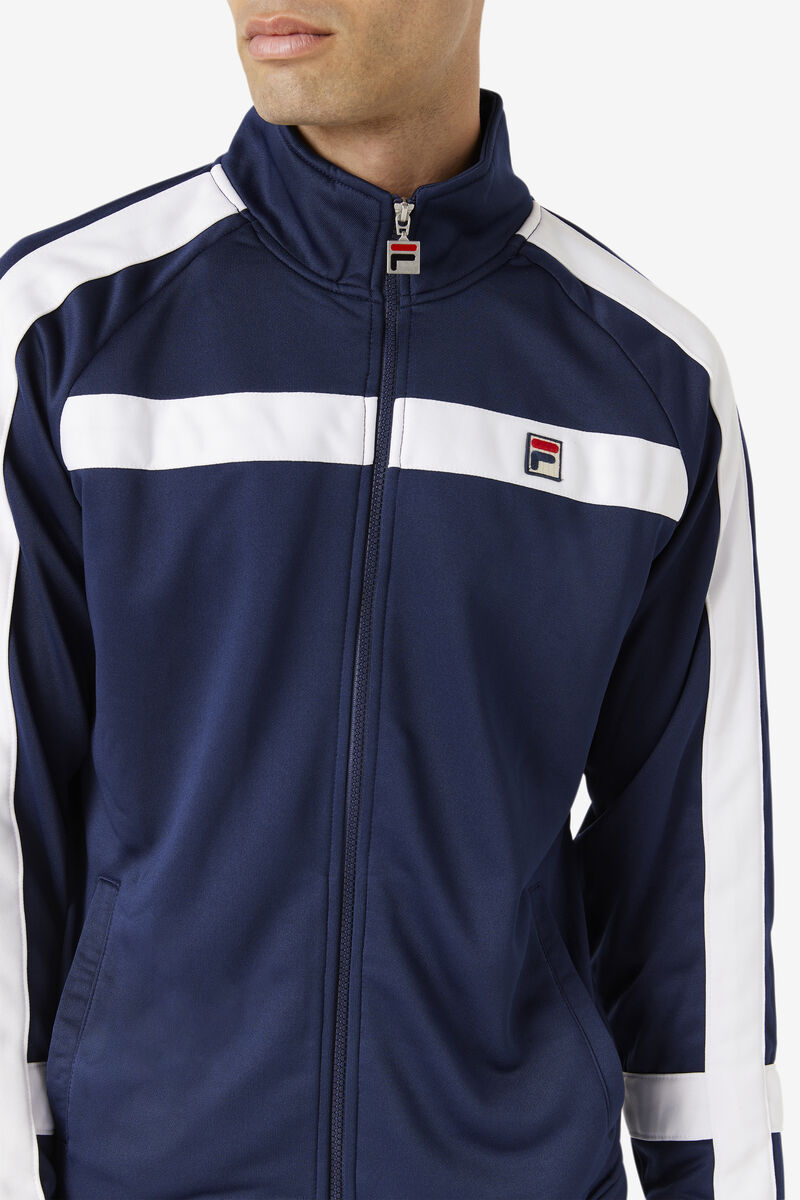Fila Renzo Jacket Jacka Herr Marinblå Vita | 15Tt5BVvcpu