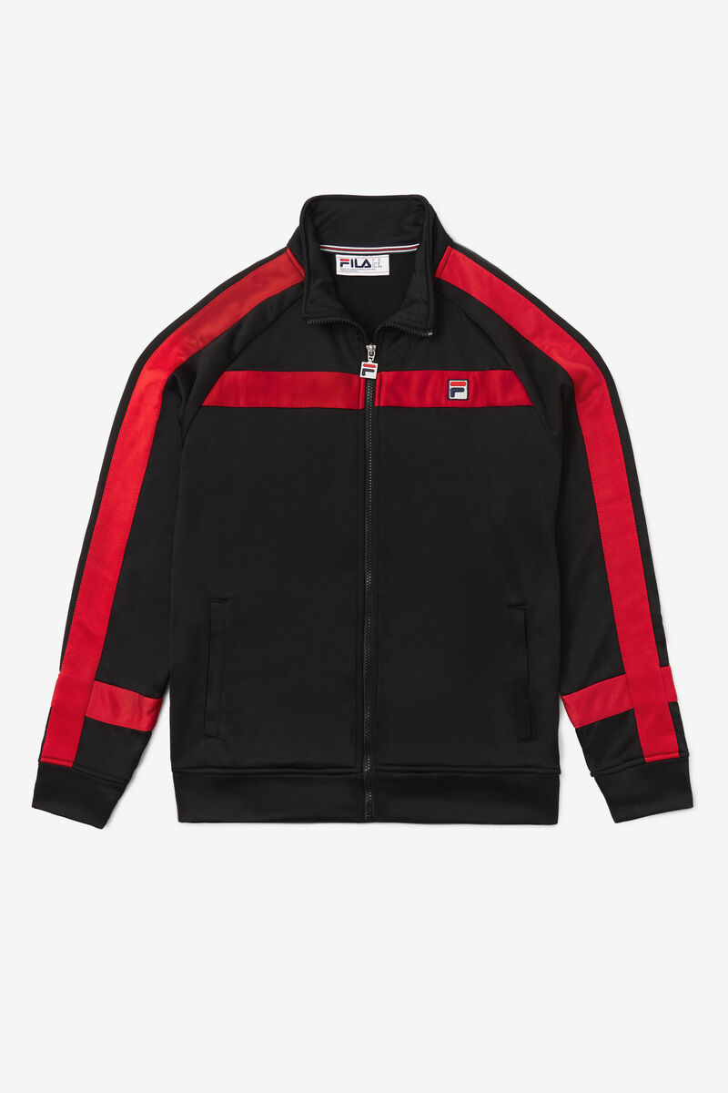 Fila Renzo Jacket Jacka Herr Svarta Röda | Ckp7USPwXQW