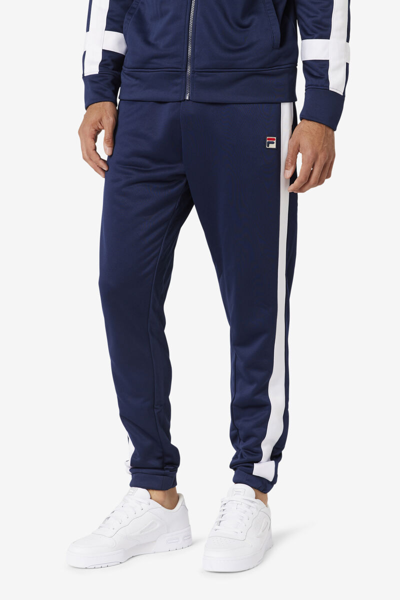 Fila Renzo Pant Byxor Herr Marinblå Vita | KZ45DF9h8La