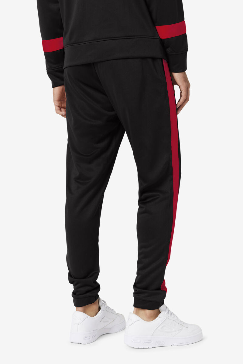 Fila Renzo Pant Byxor Herr Svarta Röda | QJUzbFtZ1Nh