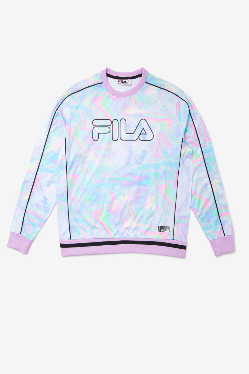 Fila Ridge Crew Tröjor Herr Lila | ewLlVbxWkai