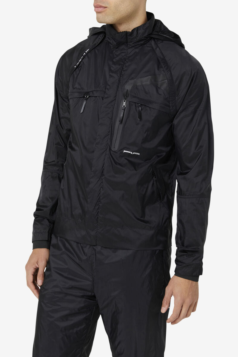 Fila Rigel Windbreaker Jacka Herr Svarta Vita Vita | fFRq6WbKmO6
