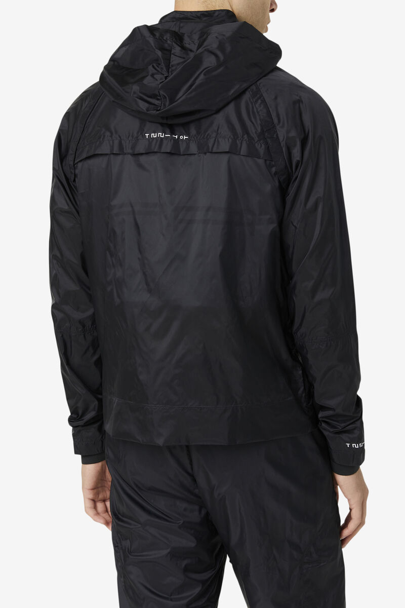 Fila Rigel Windbreaker Jacka Herr Svarta Vita Vita | fFRq6WbKmO6