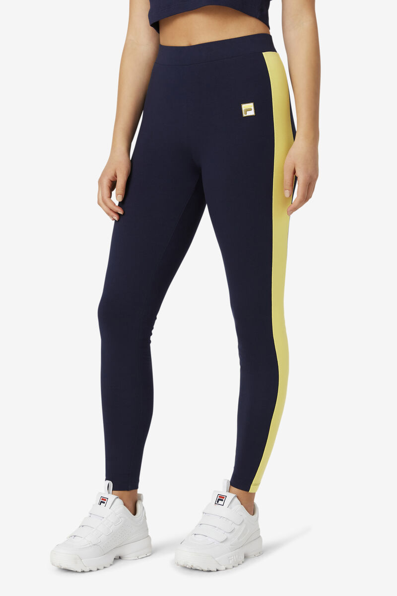 Fila Riviera Legging Leggings Dam Marinblå Olivgröna | rVioHYvRy8L
