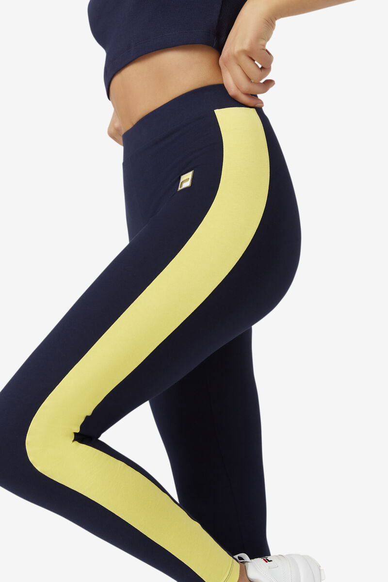 Fila Riviera Legging Leggings Dam Marinblå Olivgröna | rVioHYvRy8L