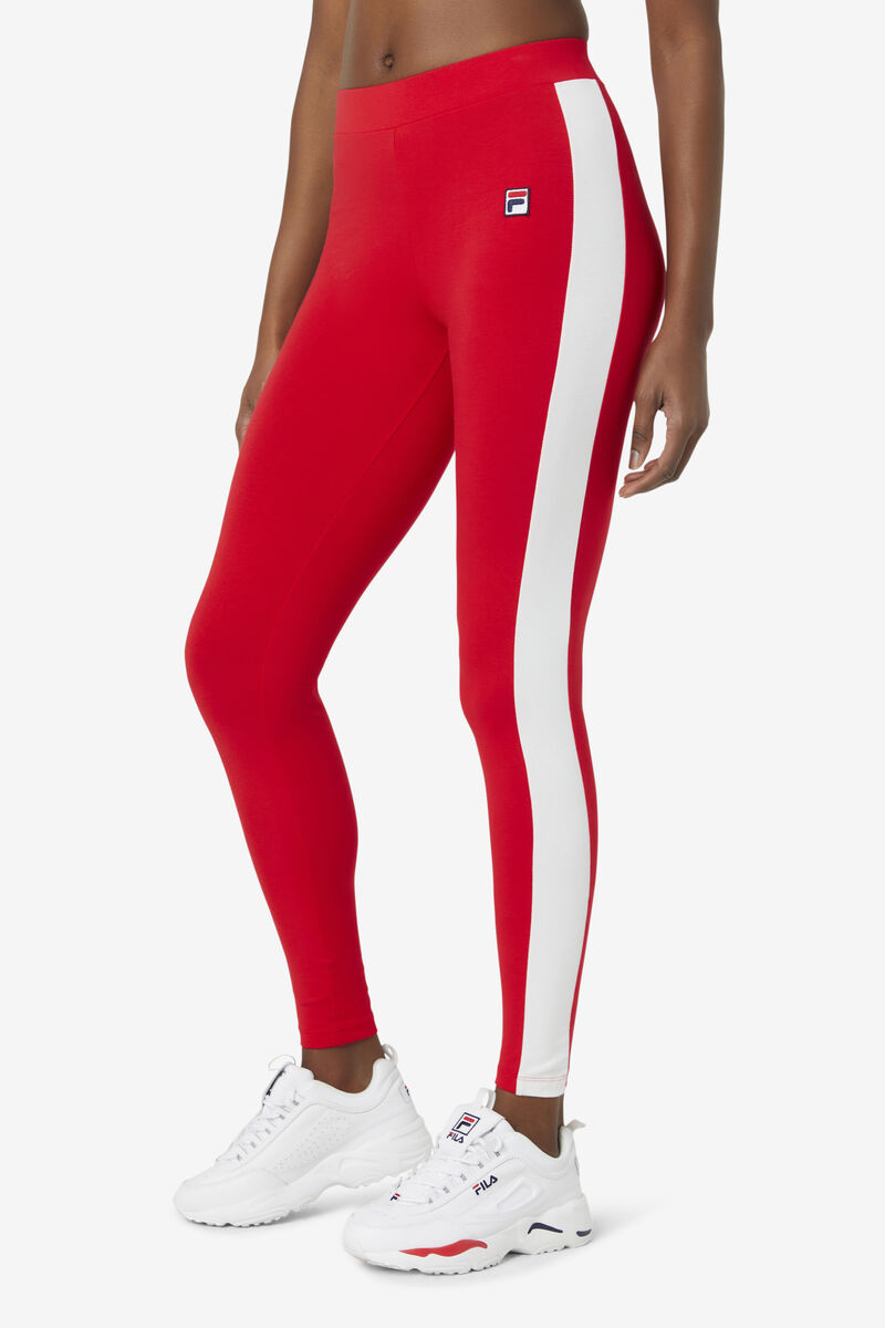 Fila Riviera Legging Leggings Dam Röda Marinblå Vita | 6SdDckbnUat