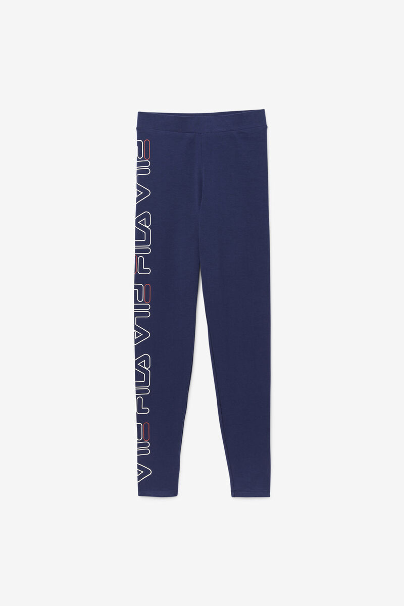 Fila Romy Legging Leggings Dam Marinblå Röda | RLZPRWGAhcL