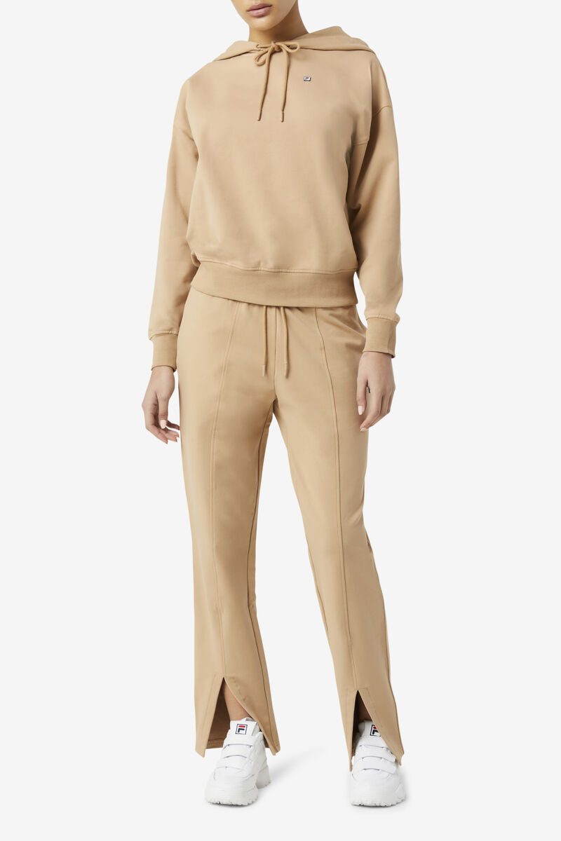 Fila Rosina Hoodie Hoodie Dam Vita Röda | 6UmzBHm82AY