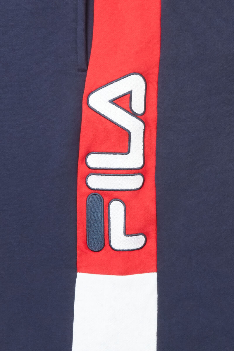 Fila Roy Kort Shorts Herr Marinblå Röda Vita | fSFrdaqBcSX