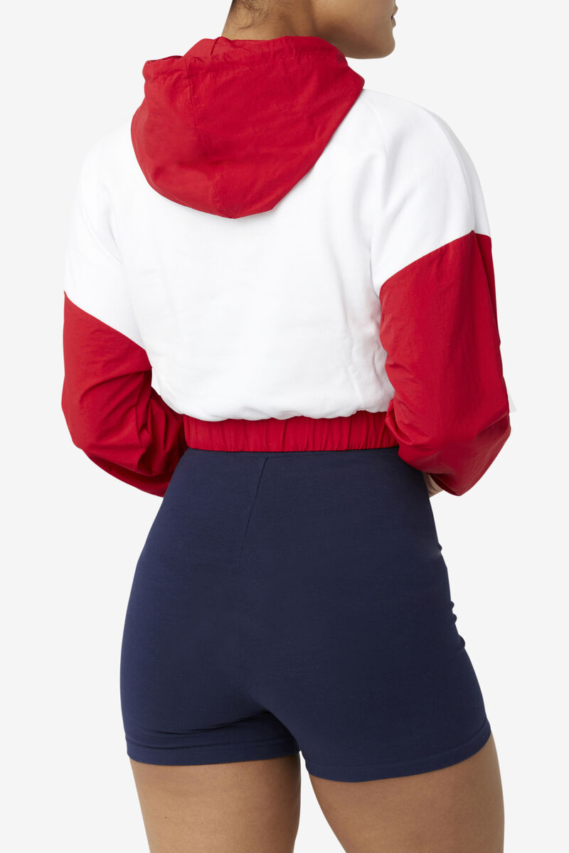 Fila Saachi Hoodie Hoodie Dam Röda Vita Marinblå | 3VgVo8zNK4o