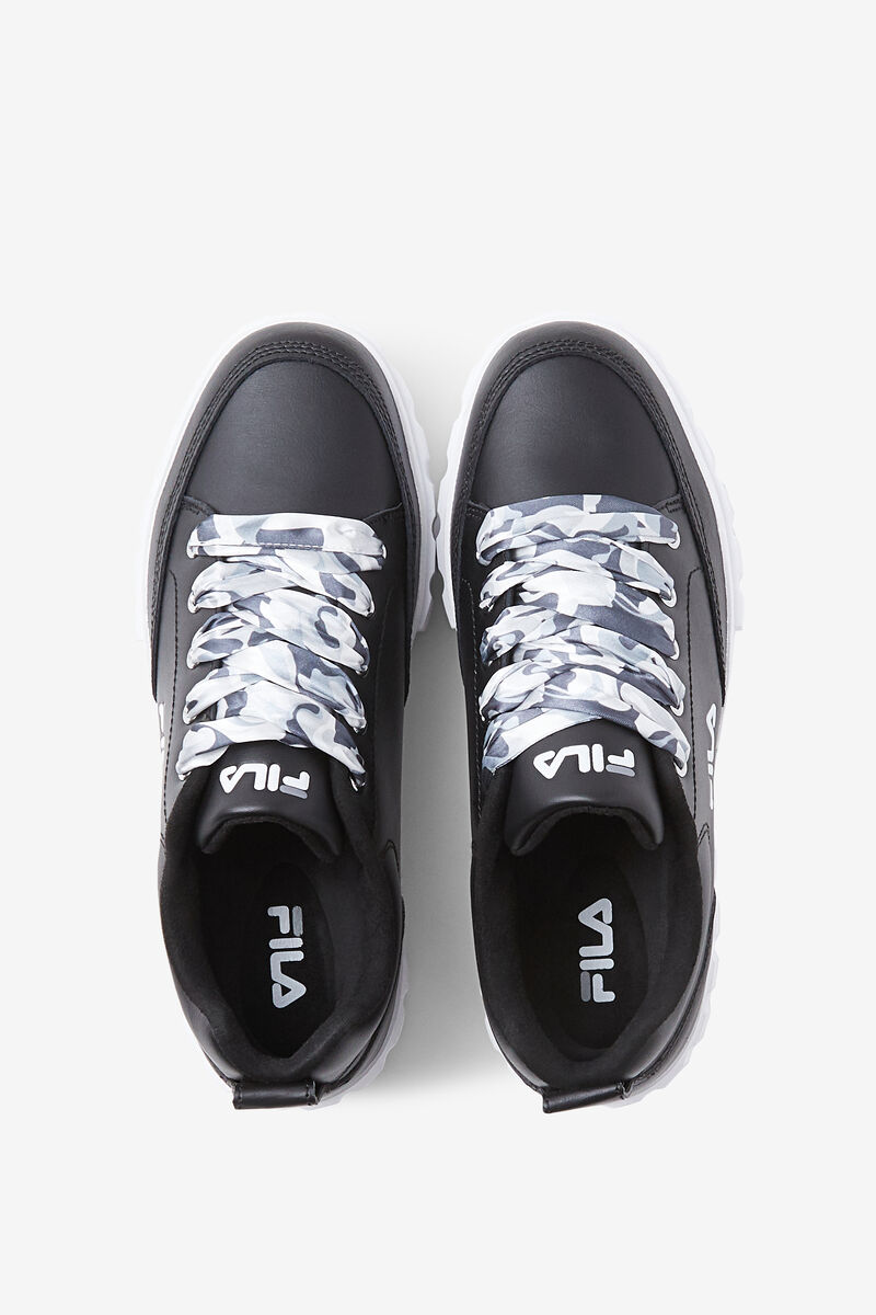 Fila Sandblast Low Satin Spets Sneakers Dam Svarta Vita | 14tz9l4cAZD