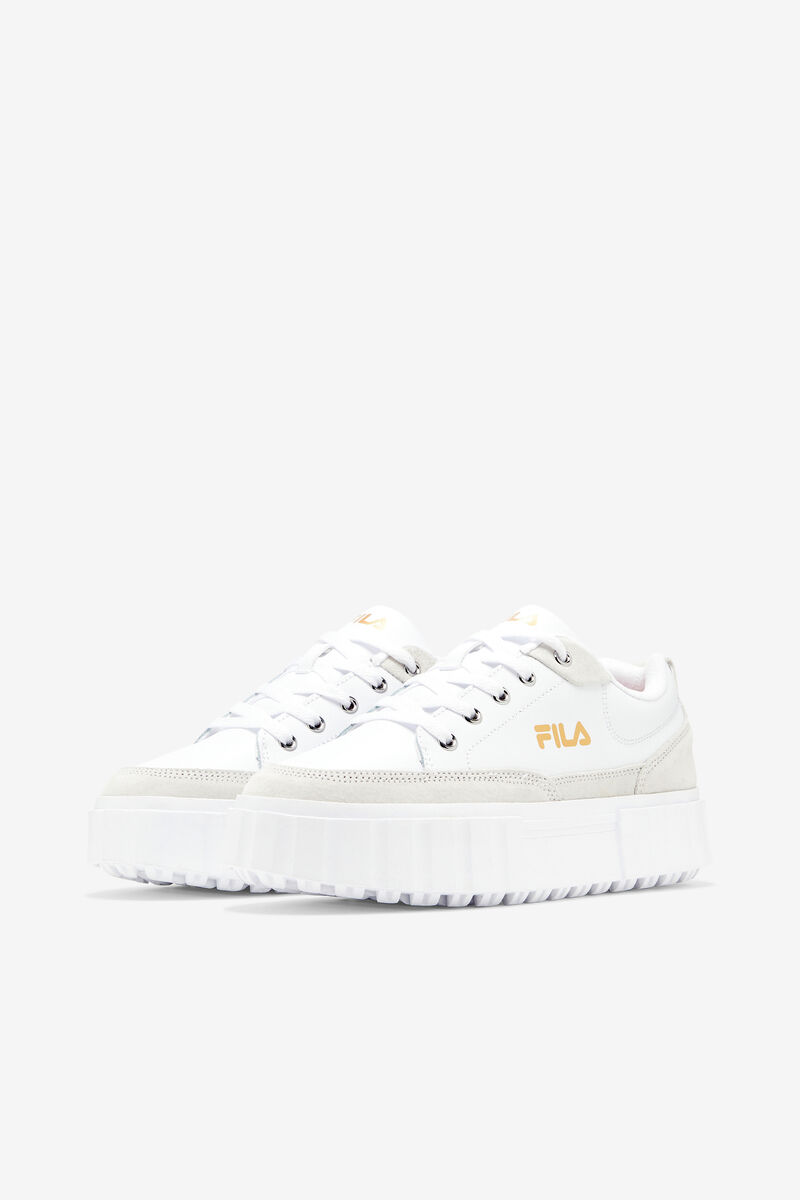 Fila Sandblast Low Sneakers Dam Vita Vita Metal Guld | Ycr4nfvF6Uw