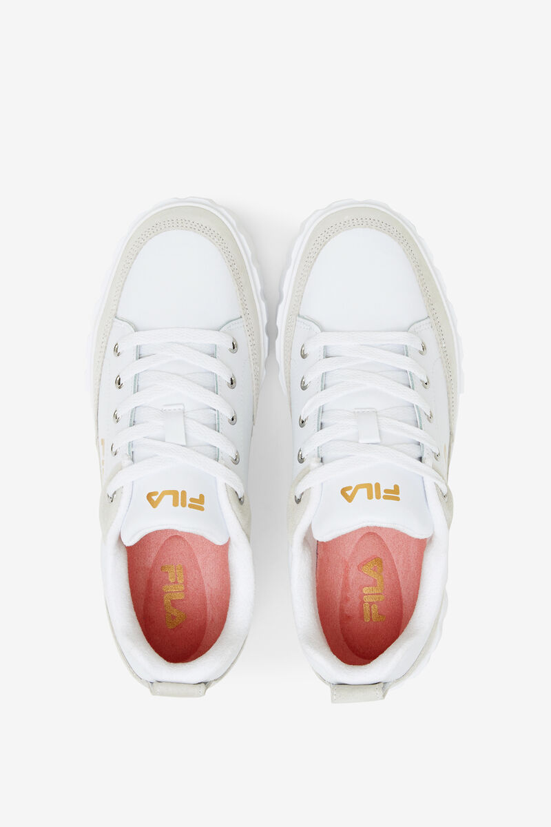 Fila Sandblast Low Sneakers Dam Vita Vita Metal Guld | Ycr4nfvF6Uw