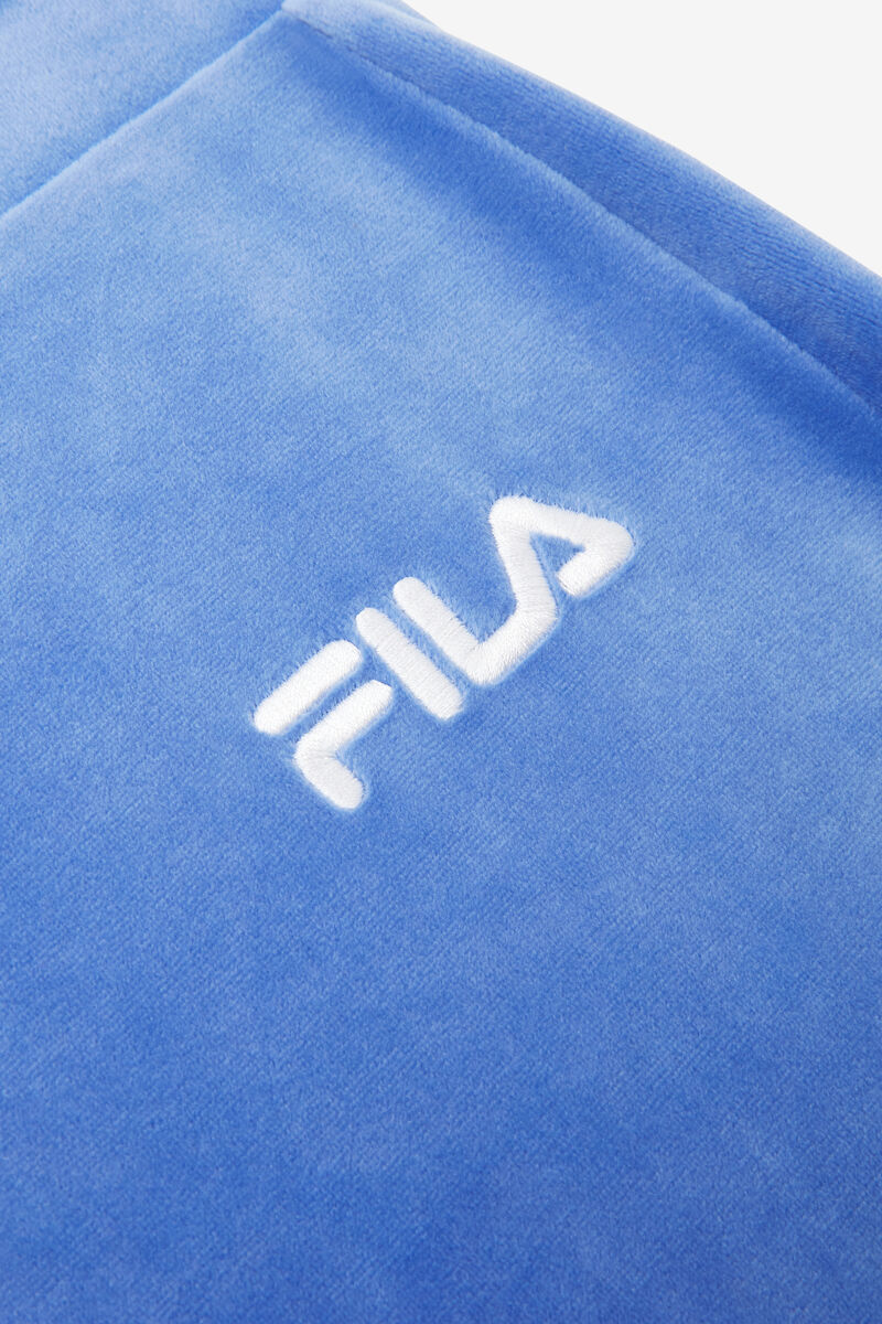 Fila Sara Velour Jogger Byxor Dam Blå Vita | NUgl97vjqUk