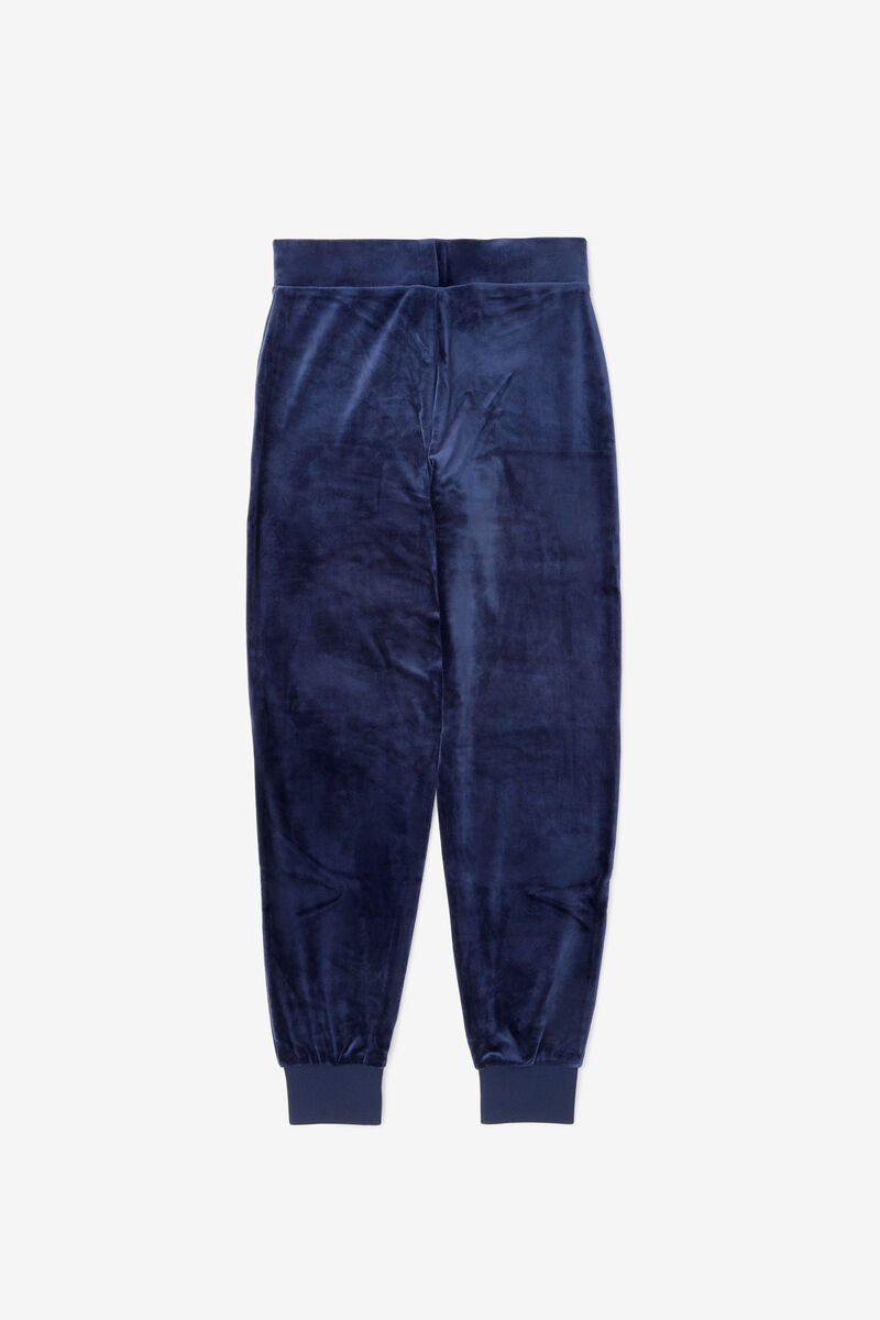 Fila Sara Velour Jogger Byxor Dam Marinblå | aIwcaFOUY73