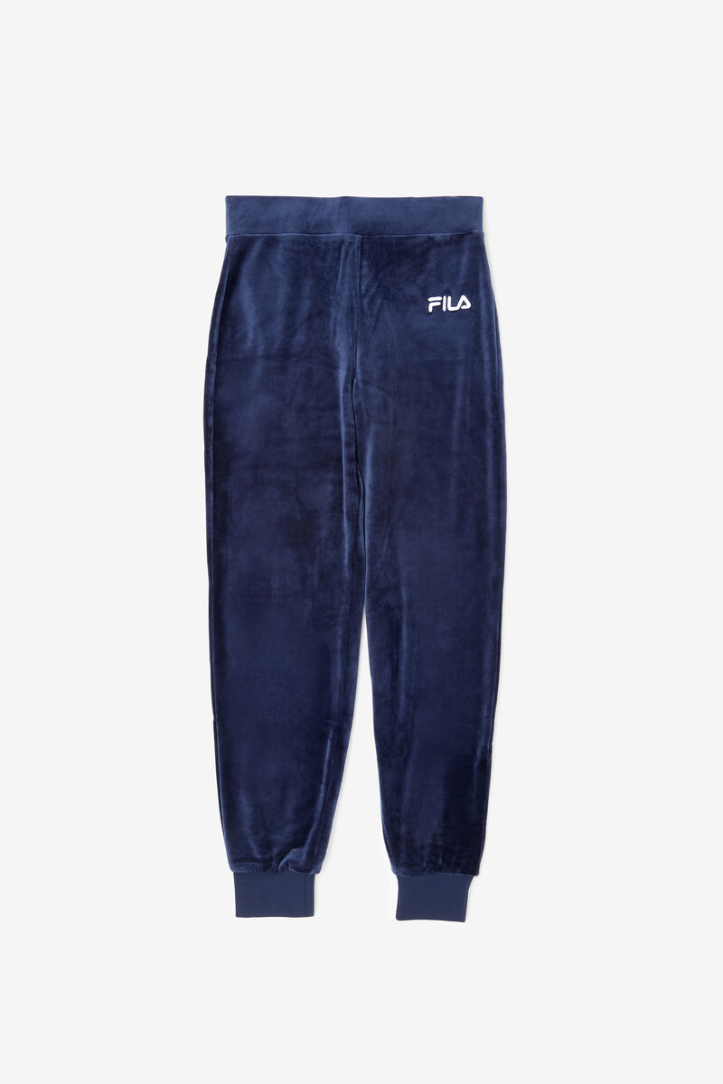 Fila Sara Velour Jogger Byxor Dam Marinblå | aIwcaFOUY73