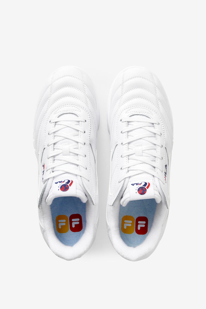 Fila Selecta Tennis Shoe | Fila Sneakers Herr Vita Marinblå Röda | XJnZrDOj1xC
