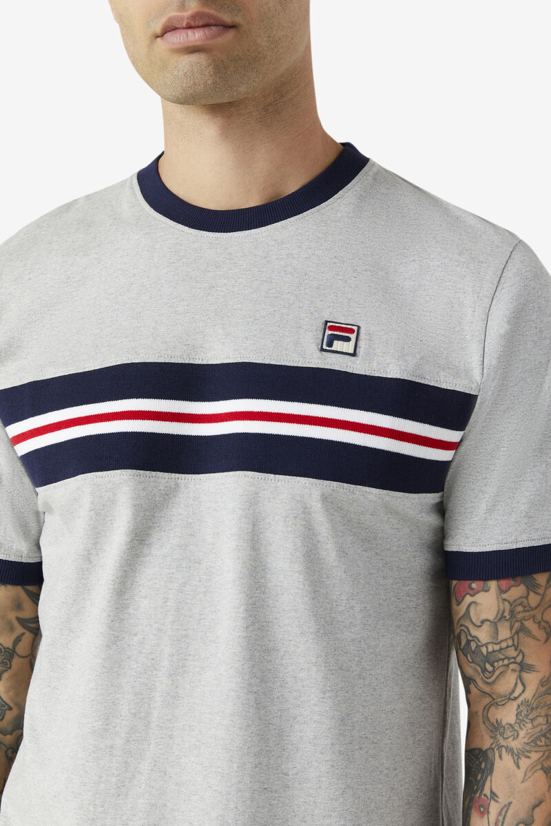 Fila Silver T-shirt Herr Ljusgrå | PVAjvlPXIZZ