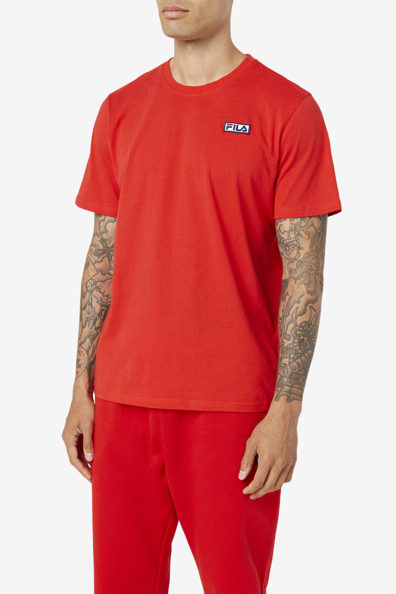 Fila Skylar T-shirt Herr Röda | E13zN2ZlaMV