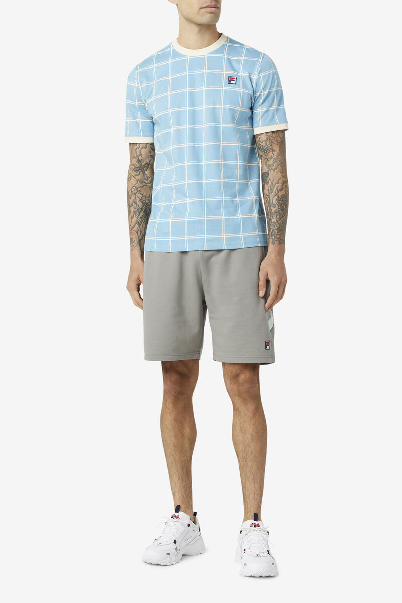 Fila Slate Ringer T-shirt Herr Blå | rvb2d3nInXq