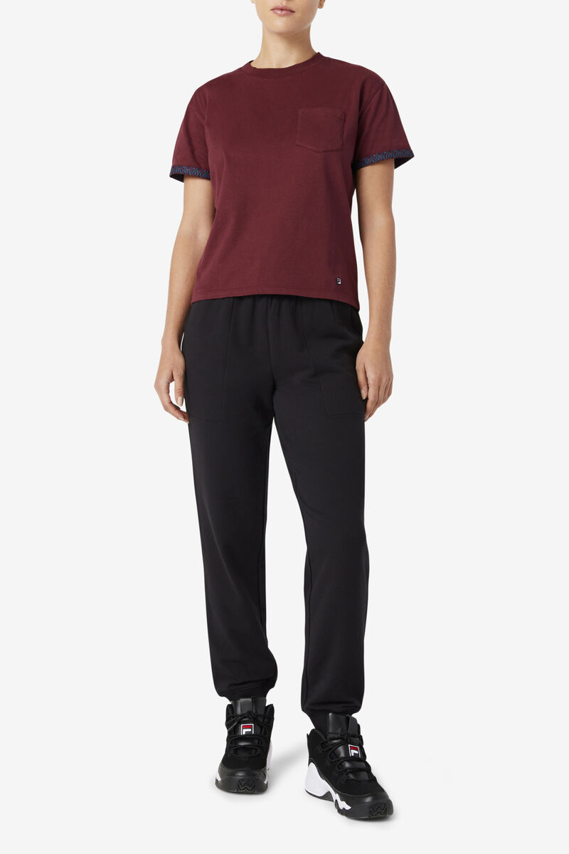 Fila Sloane T-shirt Dam Bruna | tRJi3jGy2fh