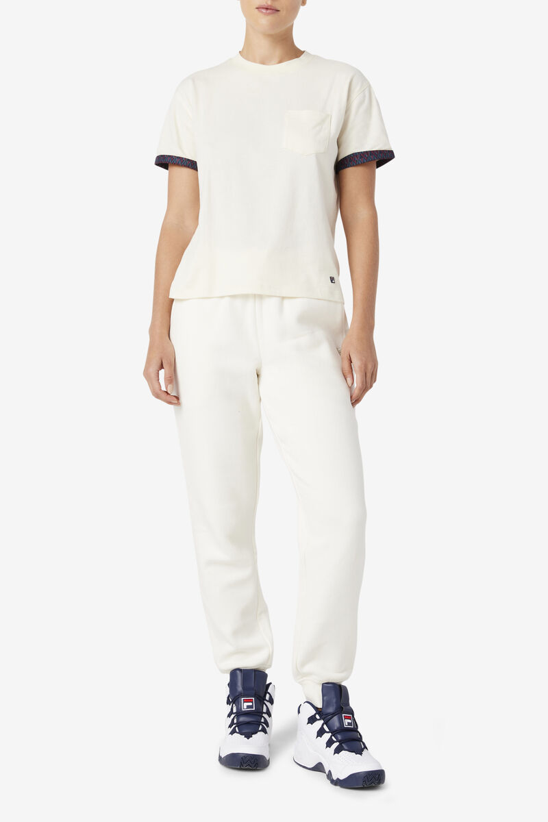 Fila Sloane T-shirt Dam Ljusgula | H92HOKlDz43