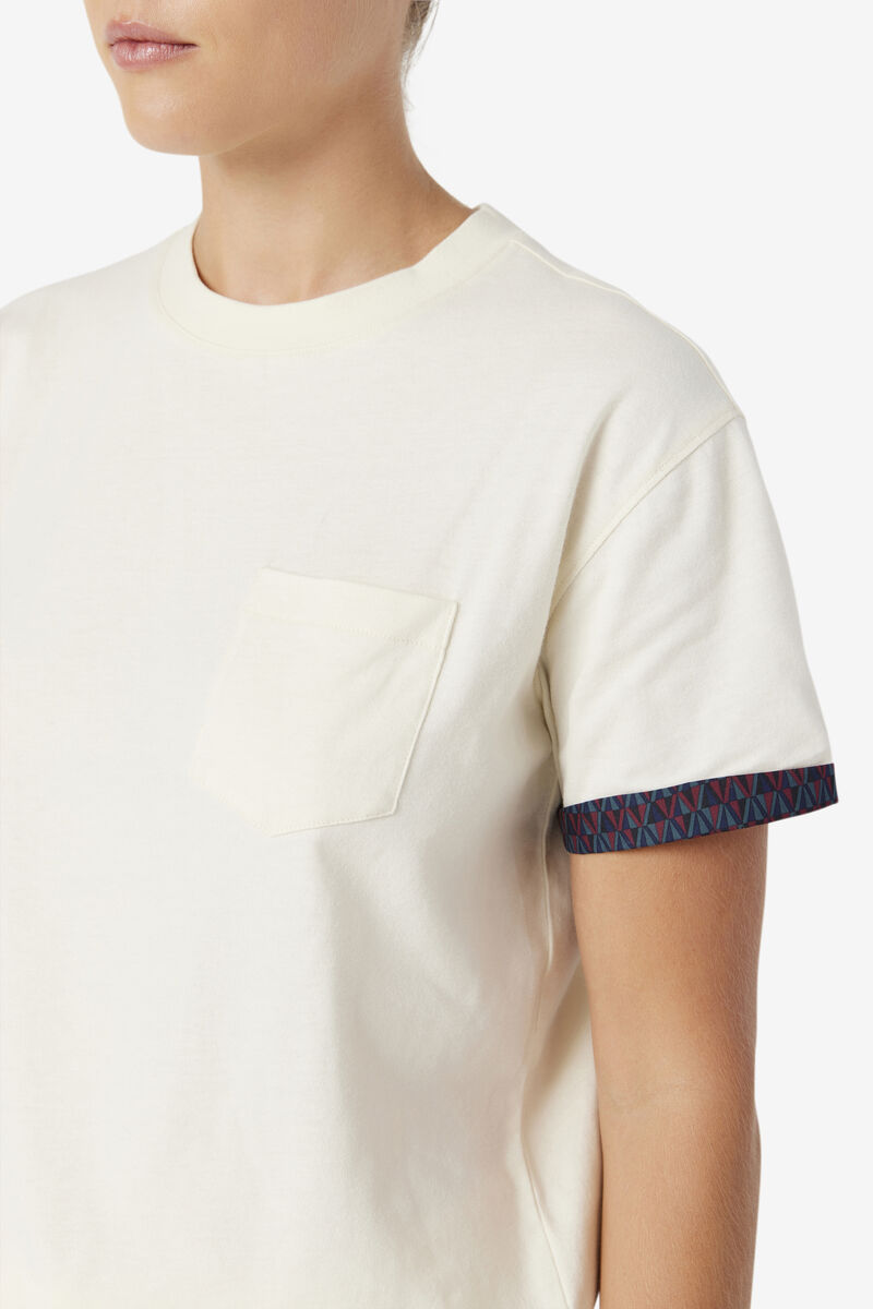 Fila Sloane T-shirt Dam Ljusgula | H92HOKlDz43