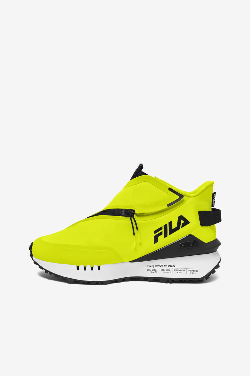 Fila Space Runner Sneakers Dam Gula Svarta Vita | 3TtcEje75MS