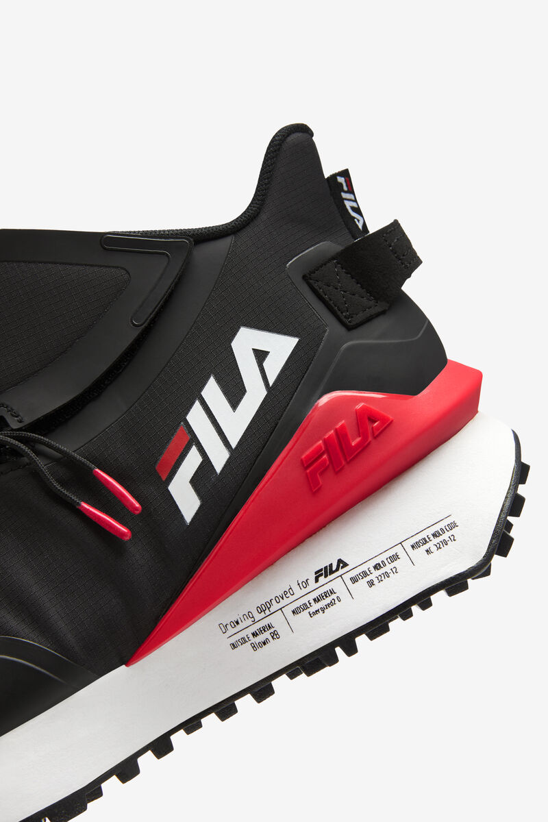 Fila Space Runner Sneakers Dam Svarta Röda Vita | ICGkFFXQLbm