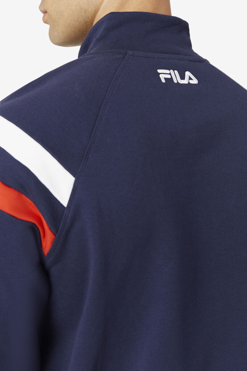 Fila Stance Track Jacket Jacka Herr Marinblå | I6Ohy29VO3h