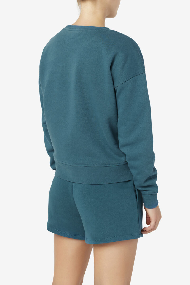 Fila Stina Crew Tröjor Dam Blå Korall | l6sdw4pzAeq