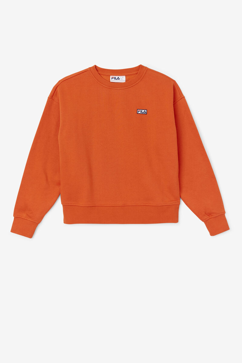 Fila Stina Crew Tröjor Dam Orange | jqFhGBQUhCU