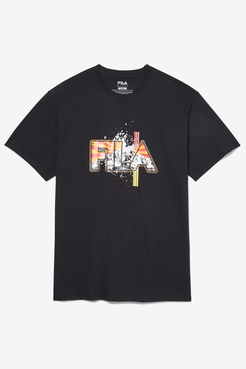 Fila Stitch Mt. T-shirt Herr Svarta | hkvX7Ize3Mh