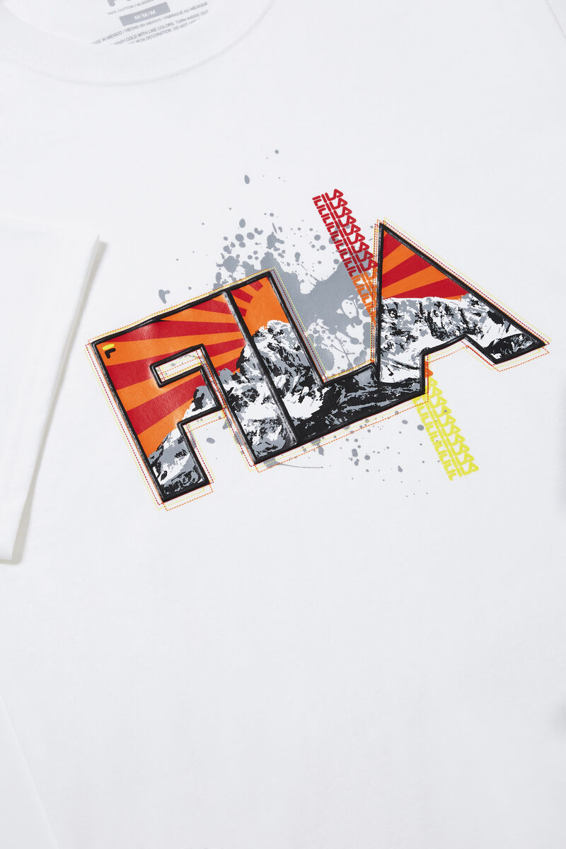 Fila Stitch Mt. T-shirt Herr Vita | G6LofPxVCxt