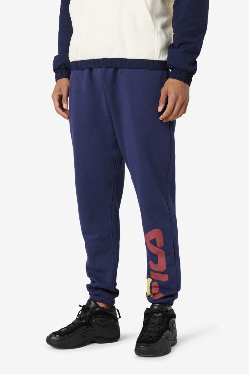 Fila Sunday Jogger Byxor Herr Marinblå | HciWg2FnTBl