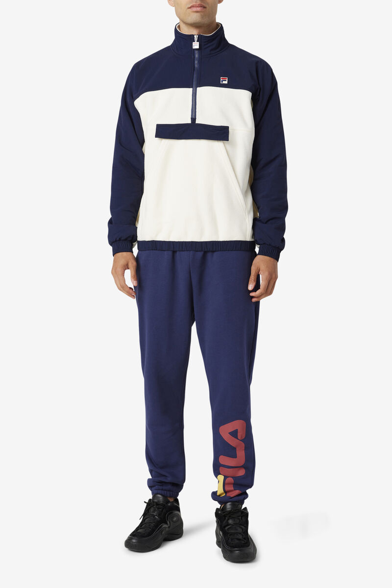 Fila Sunday Jogger Byxor Herr Marinblå | HciWg2FnTBl