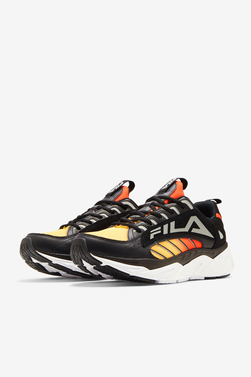 Fila Surefire Colorful Tjock Dad Sneaker | Fila Sneakers Herr Svarta Citron Röda Orange | ROZyFsAzBGm