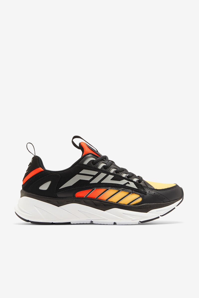 Fila Surefire Colorful Tjock Dad Sneaker | Fila Sneakers Herr Svarta Citron Röda Orange | ROZyFsAzBGm