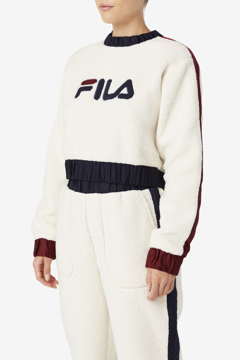 Fila Tabitha Crewneck Träningsoverall Dam Marinblå Bruna | UbuN7NpQYdh