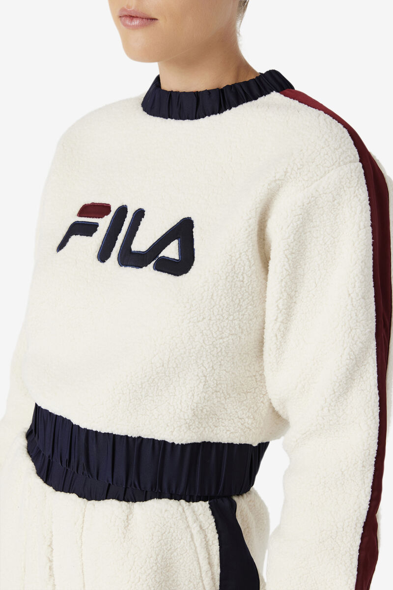 Fila Tabitha Crewneck Träningsoverall Dam Marinblå Bruna | UbuN7NpQYdh
