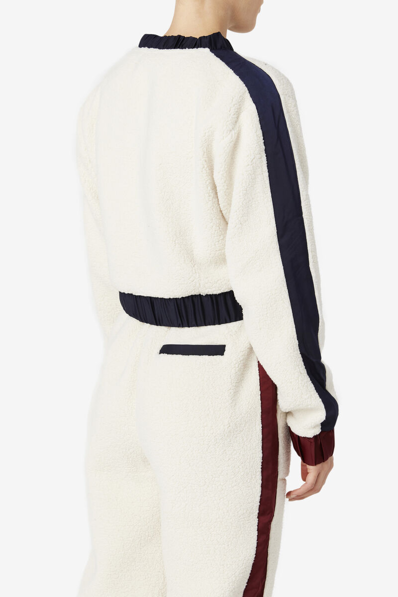 Fila Tabitha Crewneck Tröjor Dam Marinblå Bruna | Y1ExY878zKl