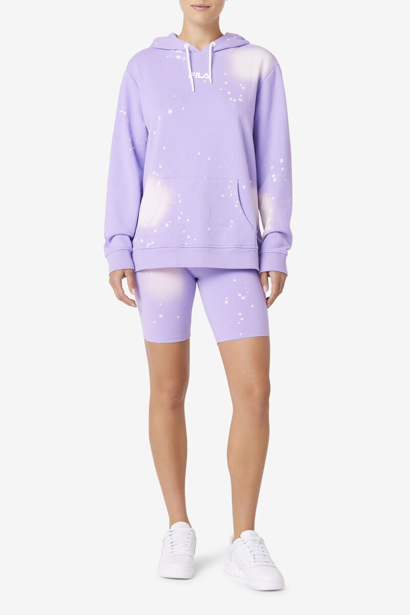 Fila Taima Tie Dye Bike Kort Shorts Dam Lila | RWksKZGTBtV