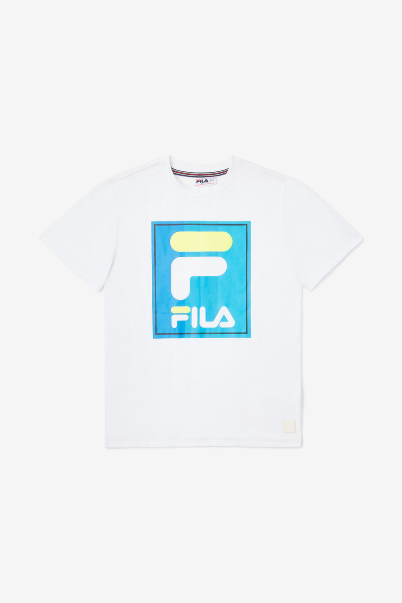 Fila Tavares T-shirt Barn Vita | mBiwU4qnIJM
