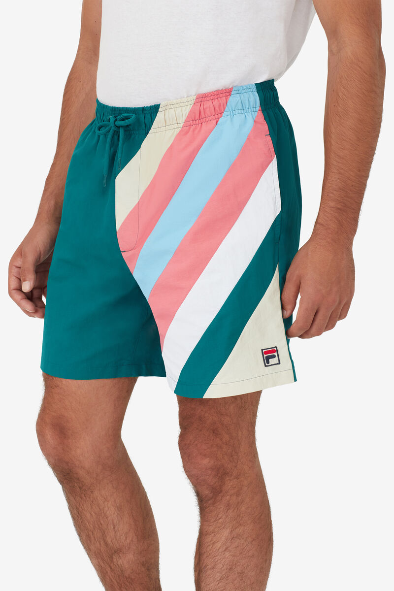 Fila Teller Swim Kort Shorts Herr Blå | MLJyE5mmeVD
