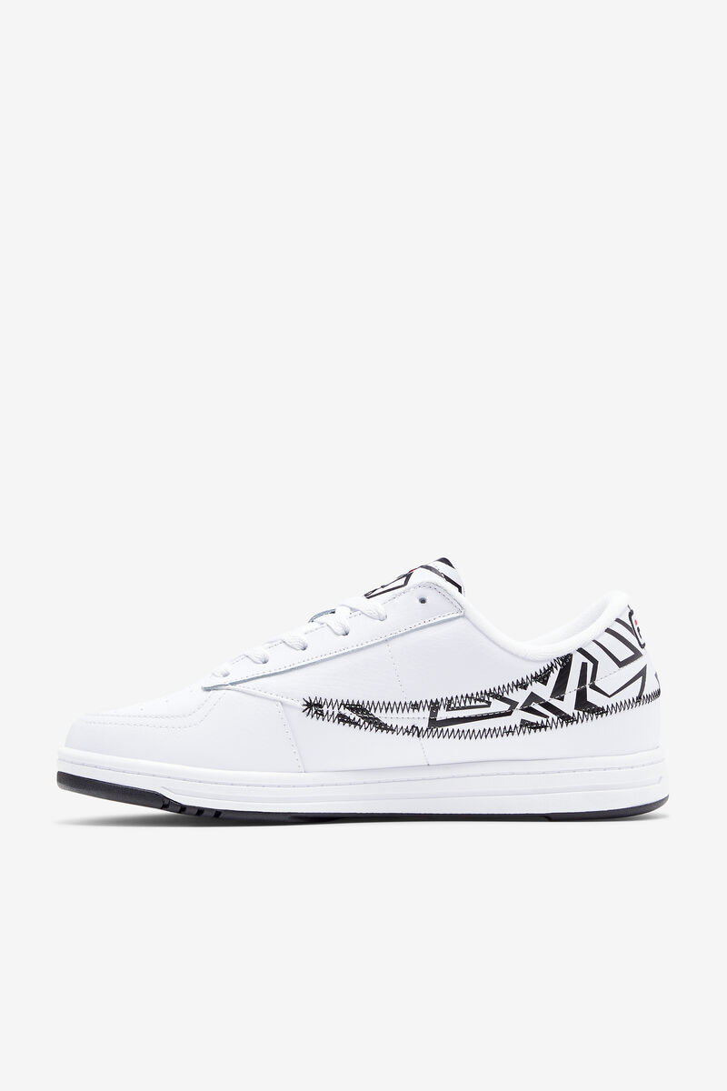 Fila Tennis 88 90s Sneakers Dam Vita Svarta Röda | VOLyJgKUwb4